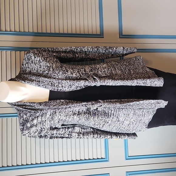 Apt 9 Dark Grey Open Sweater - Picture 2 of 12